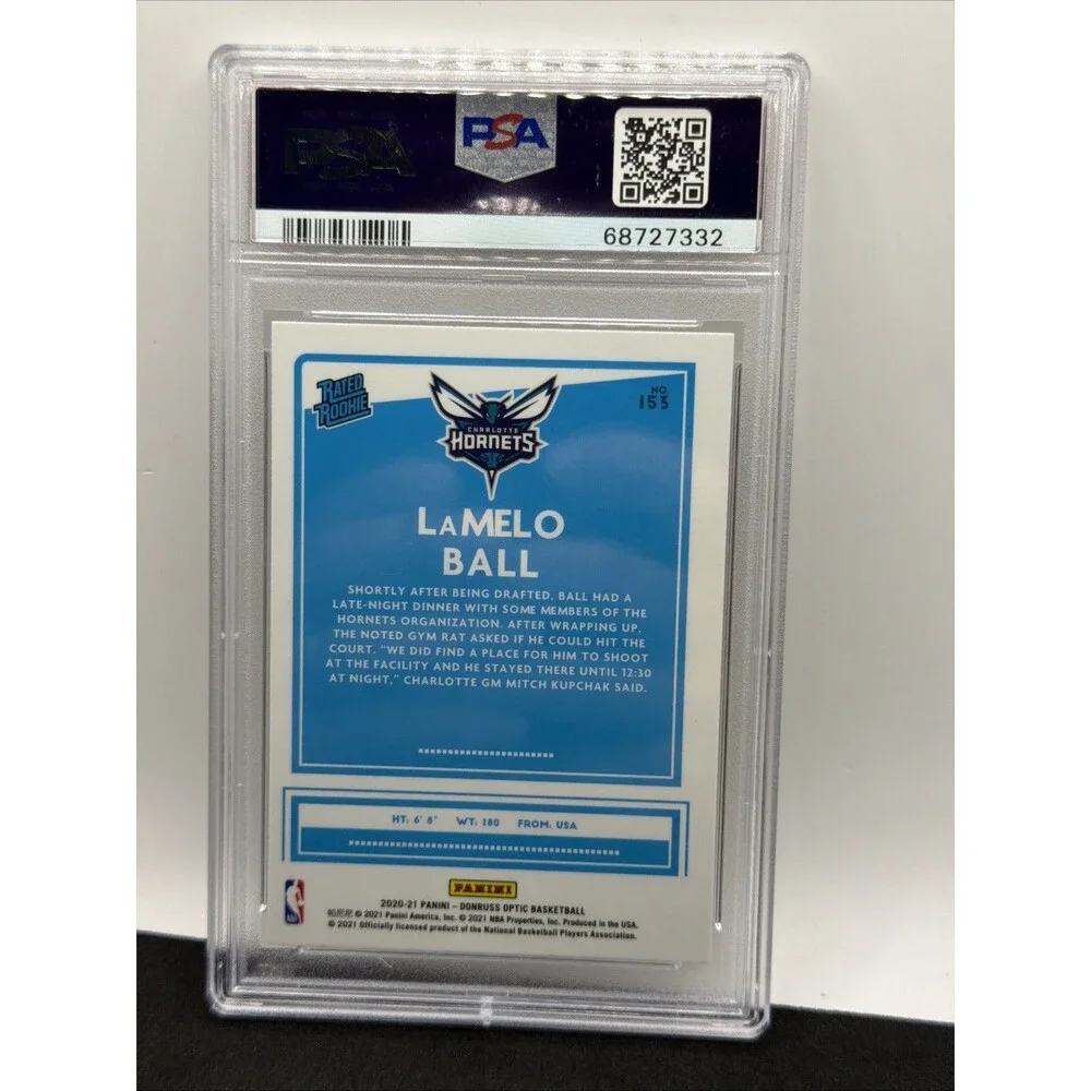 2020 Panini Donruss Optic |  LaMelo Ball Rated Rookie (PSA 9) #153
